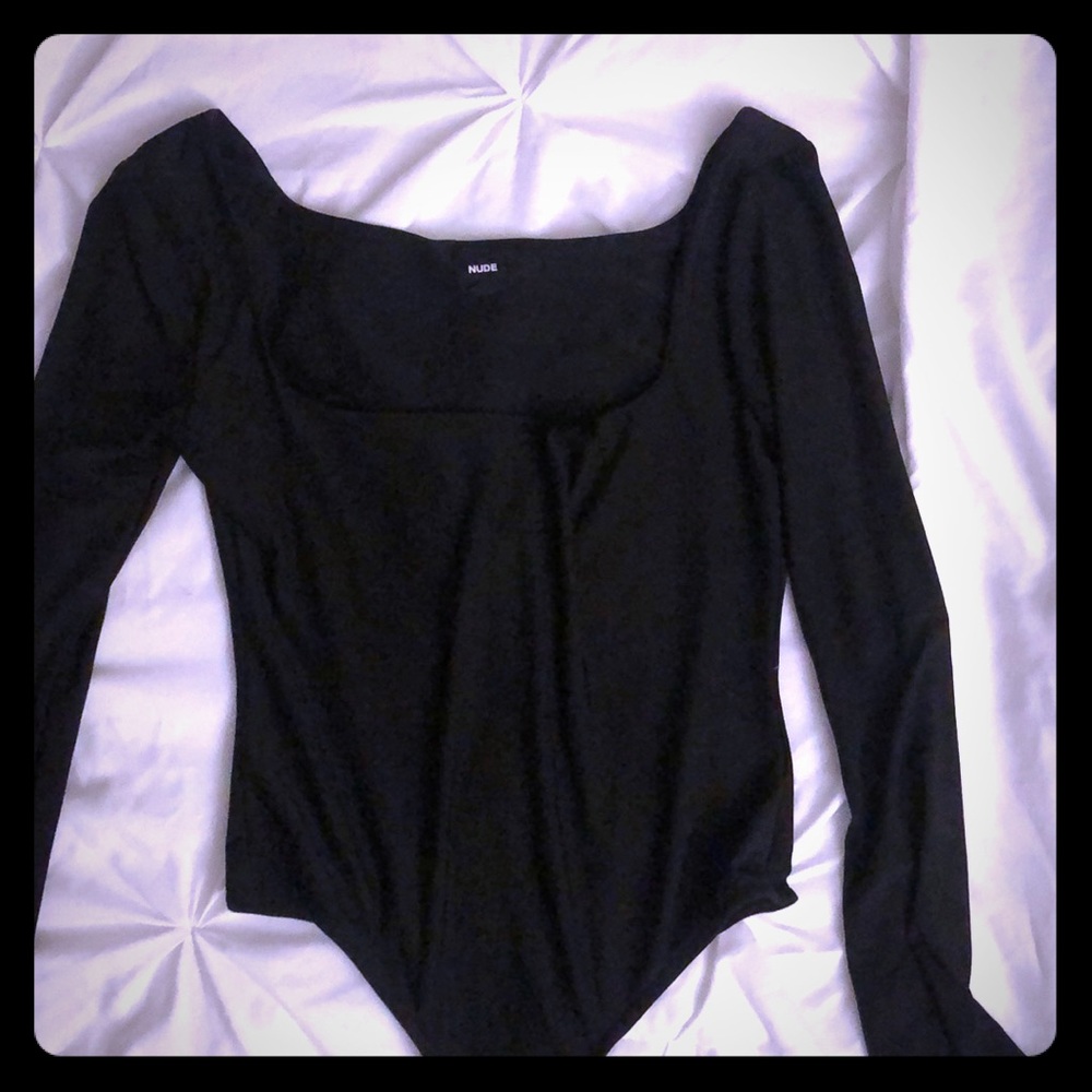 Nude brand body suit long sleeve